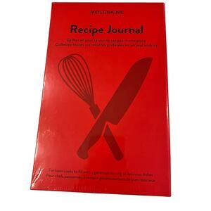 Moleskine Passion Recipe Journal Hardcover 5 x 8.25" NWT
